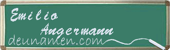 Emilio Angermann Visitenkarte